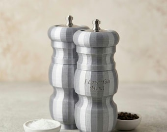 Młynek do soli i pieprzu 2 w 1, drukowany w technologii 3D