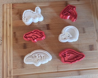 Football Team Logo Cookie Cutters