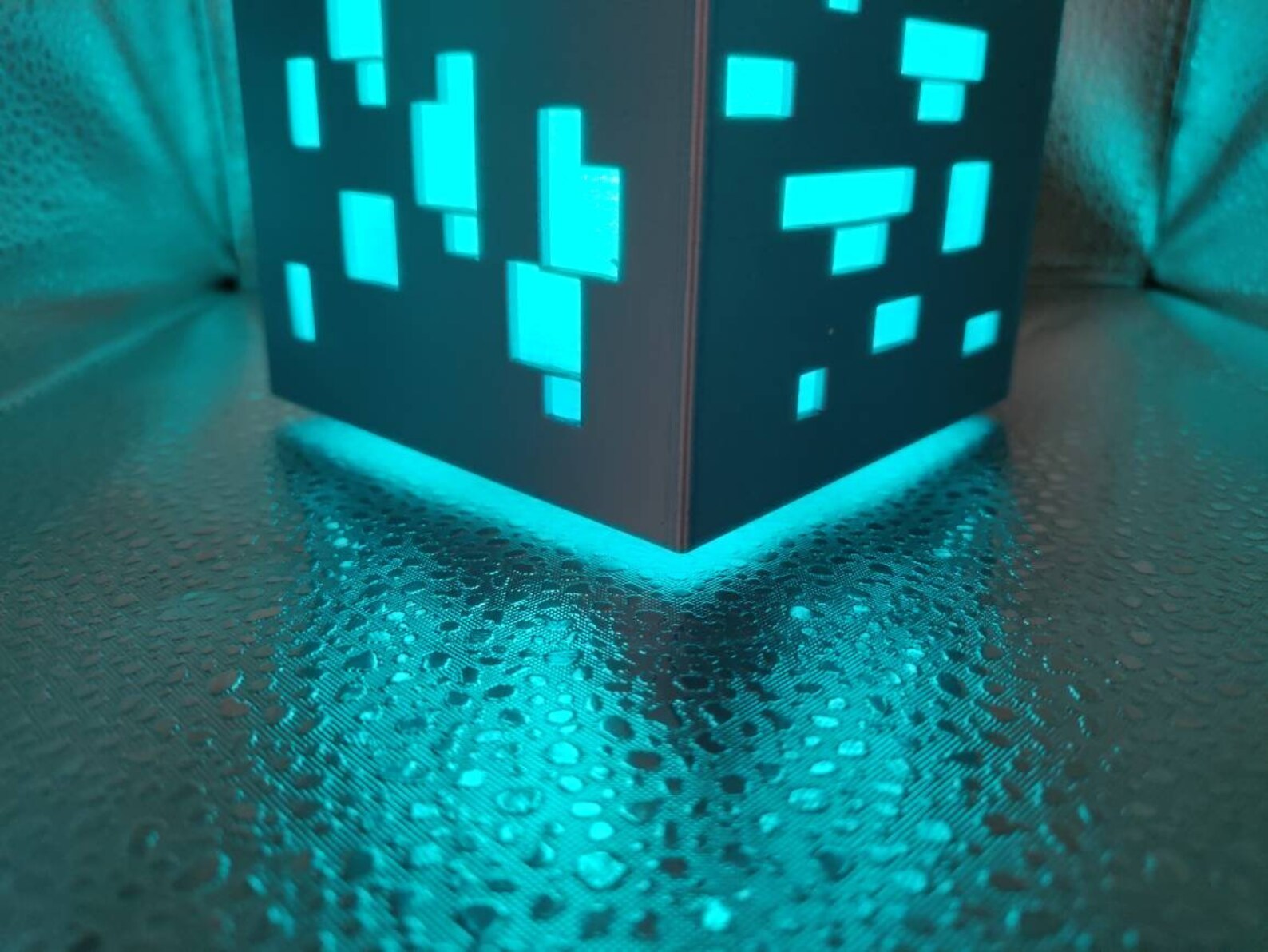 Color Changing Block Minecraft 3D Printed Minecraft