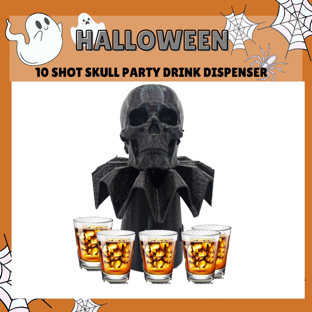 Halloween Party Skull Drink Dispenser 