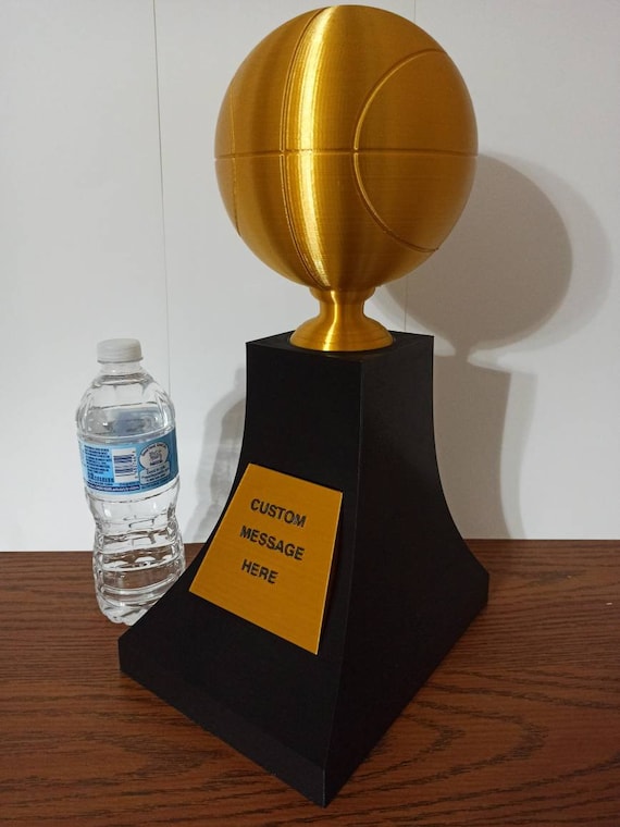 NBA MVP Basketball Replica Trophy MVP Trophy Basketball Etsy