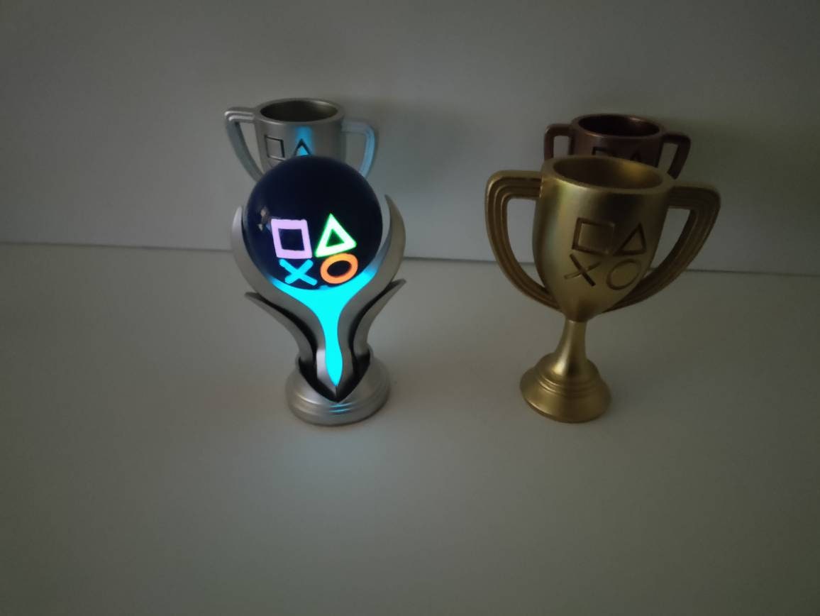 menneskemængde Transcend dynasti 3D Printed Playstation 5 Game Achievement Trophies Gamer - Etsy