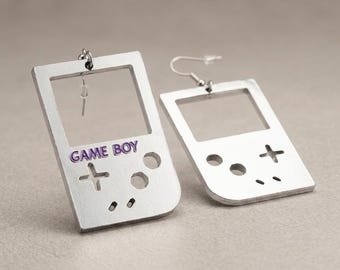 Gamer Girl Earrings | Gamer Earrings | Gaming Inspired Jewelry | Fun Gift for girl gamer | Pixel Style Statement Earrings