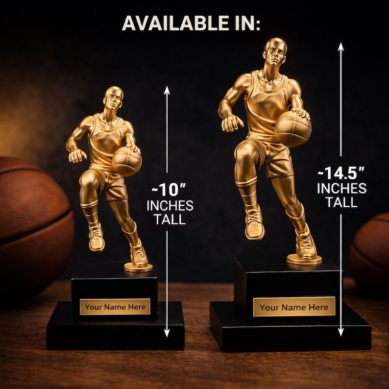 MVP Trophy Basketball - Etsy