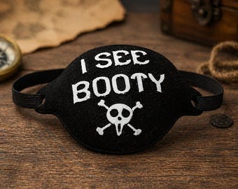 I See Booty Pirate Eye Patch | 3D Printed Cosplay Costume