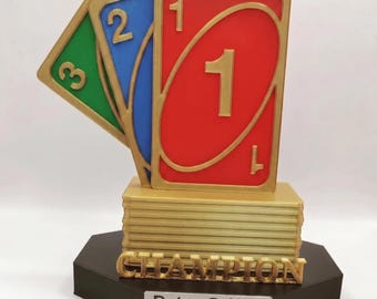 Board Game Trophy | Personalized Game Night Award | Family Game Champion Trophy | Custom Board Game Winner Prize | Tabletop Gaming Gift