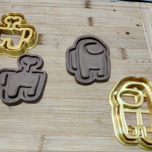 Crewmate. Among Us Cookie Cutter. Astronaut Gamer Cookie Cutter