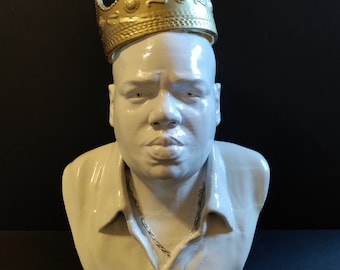 Notorious BIG Bust Statue | Biggie Smalls Sculpture