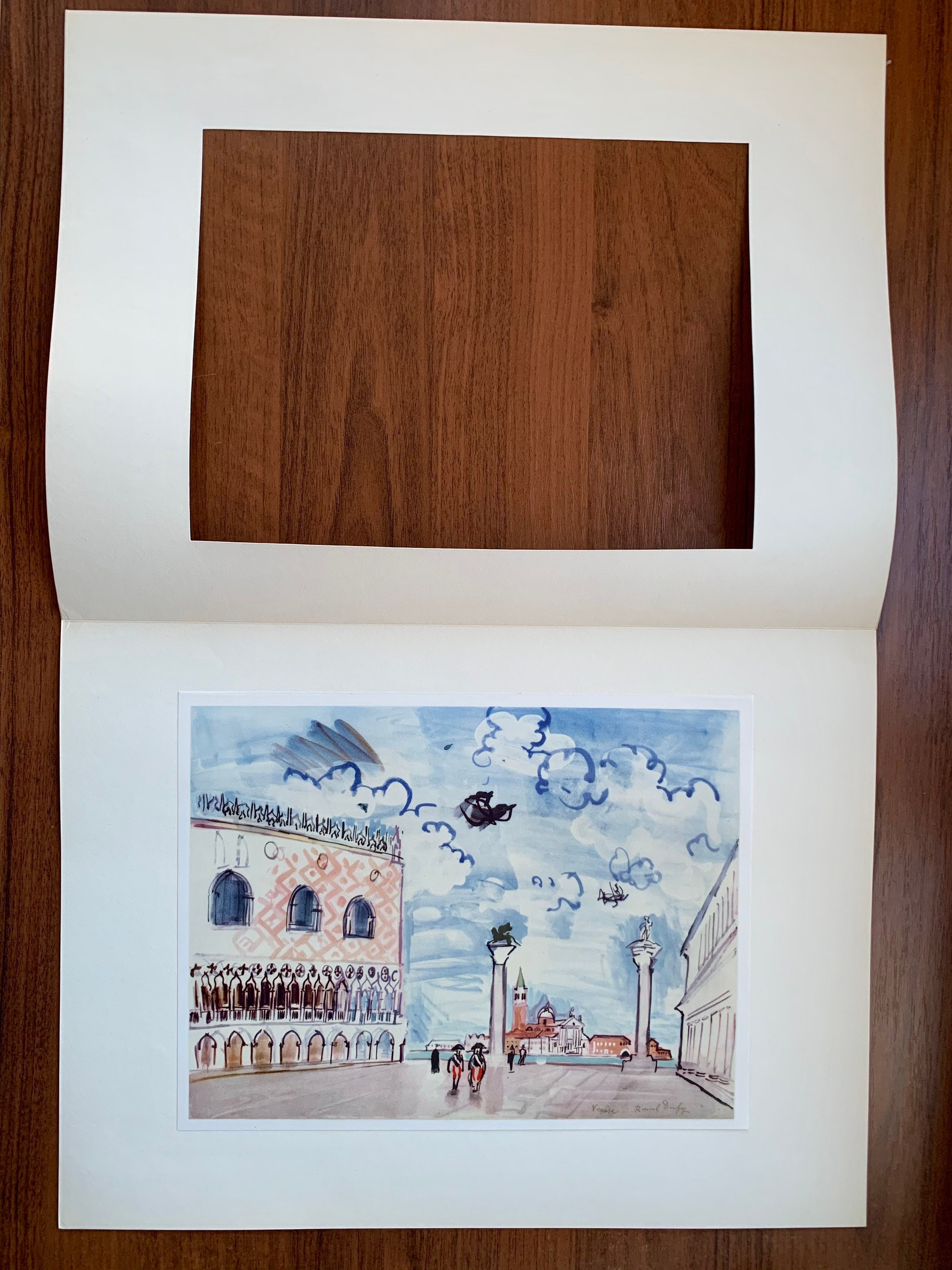 1959 Raoul Dufy LITHOGRAPHCollotype LIMITED Edition Large size Signed RARE  Aquarelle Collectible - Etsy 日本
