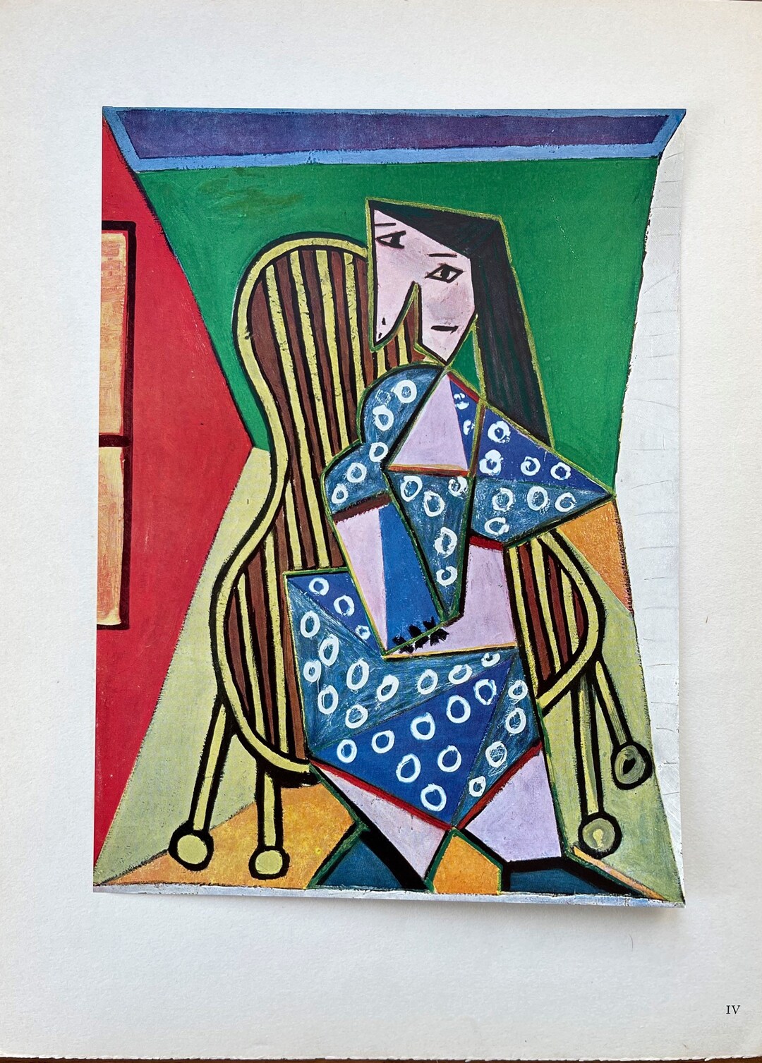 1950 Пабло Пикассо винтажная ЛИТОГРАФИЯ, размер 27,7см X 37,7см - Etsy