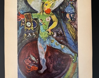 1947 - Marc Chagall - Rare lithograph SIGNED