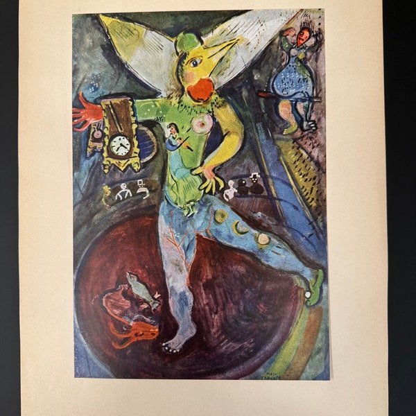 1947 - Marc Chagall - Rare lithograph SIGNED