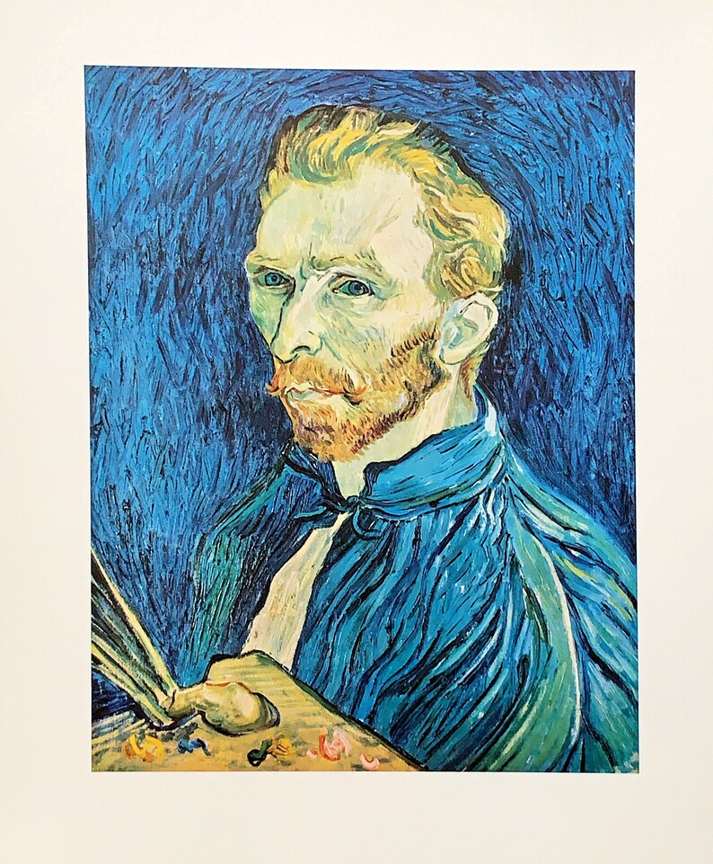 1960 Vincent Van Gogh Lithograph Large Size 355x43cm Etsy
