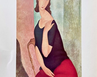 1953 - Amedeo Modigliani - Rare lithograph SIGNED
