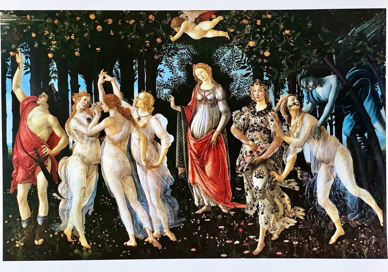 1993 Sandro Botticelli RETRO POSTER RARE Primavera spring - Etsy