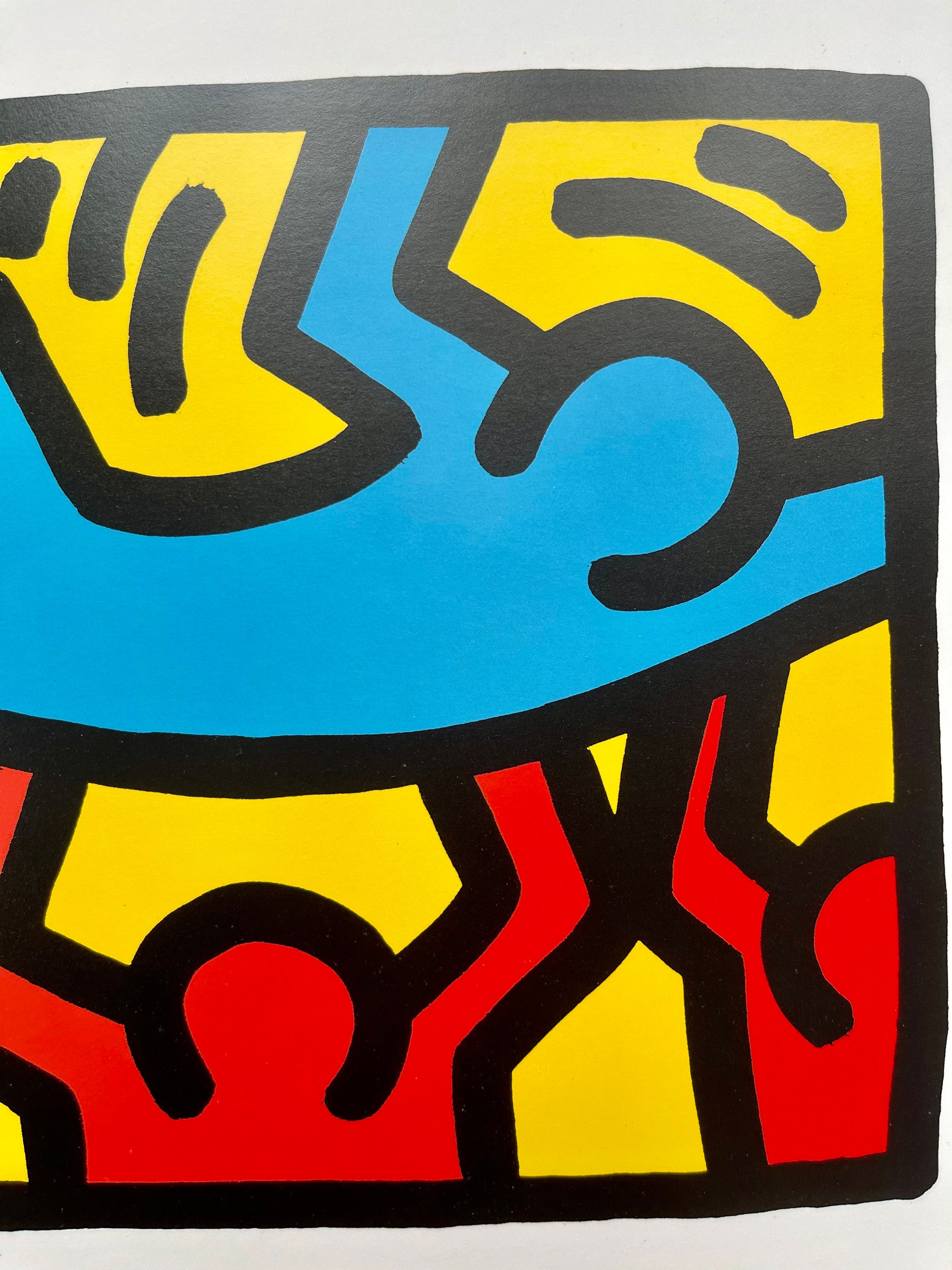 1995 Keith Haring untitled OFFICIAL Original LITHOGRAPH | Etsy