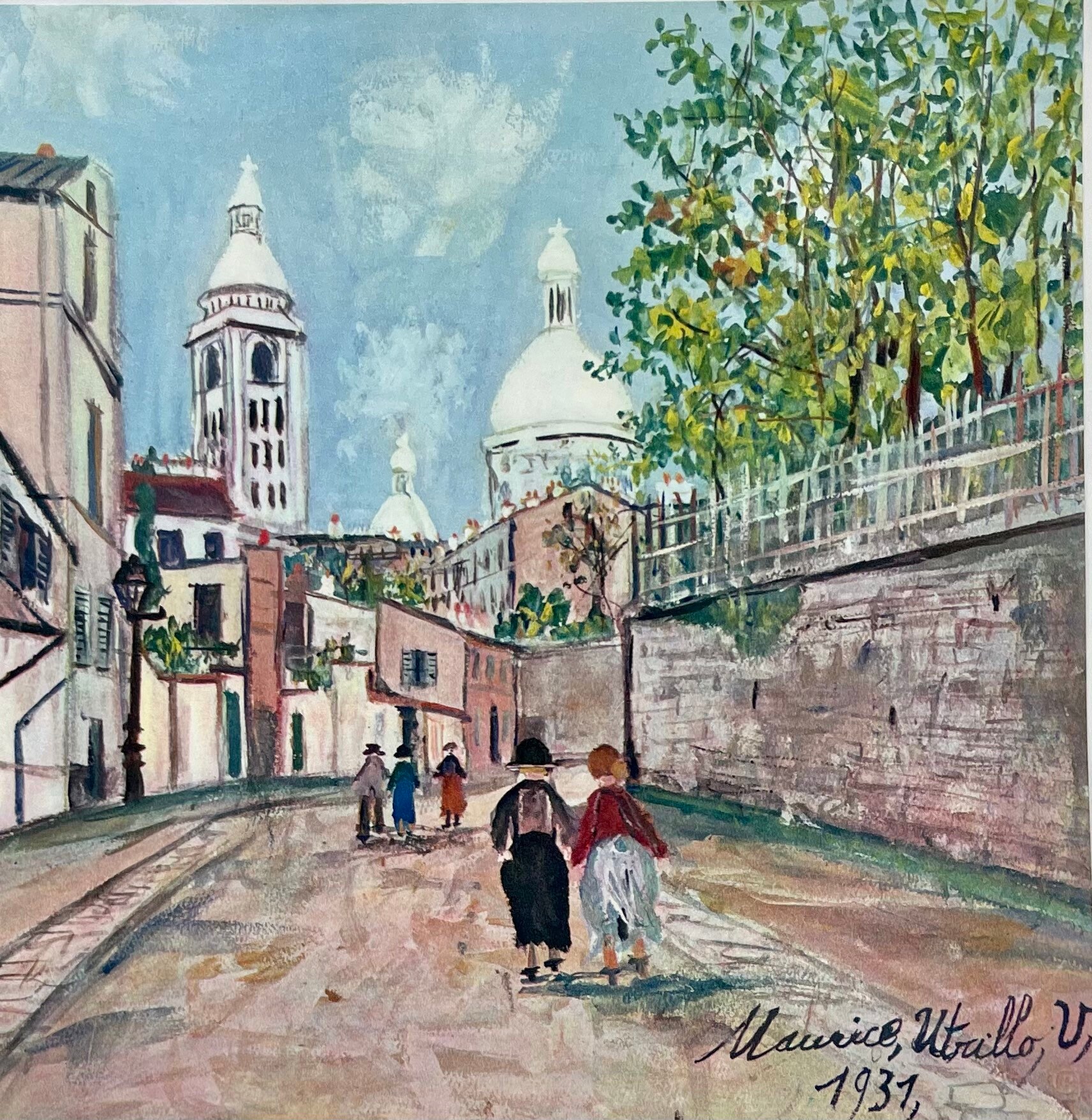 1958 Maurice Utrillo seltene LITHOGRAPH Phototype Große Etsy