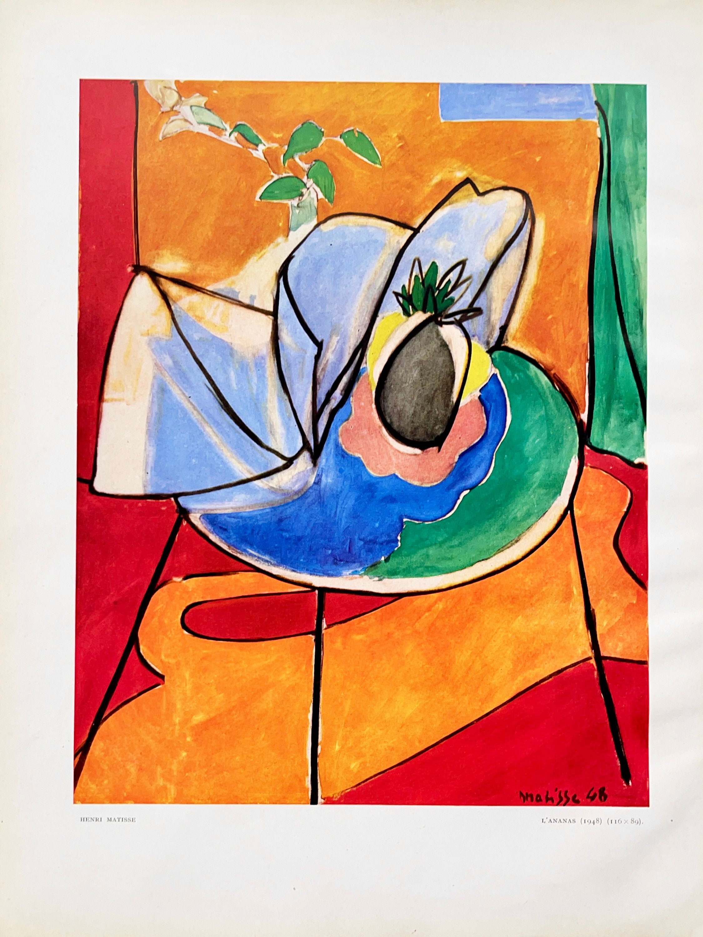 1948 Henri Matisse Lithograph SIGNED, Publisher Verve France RARE - Etsy