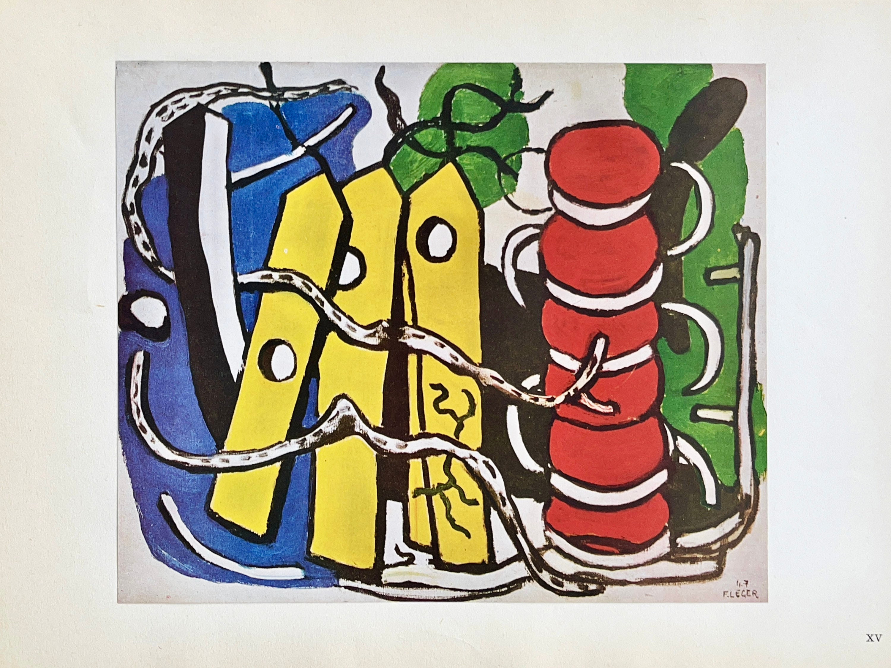 1950 Fernand Leger seltene LITHOGRAPHIE lebendige Etsy