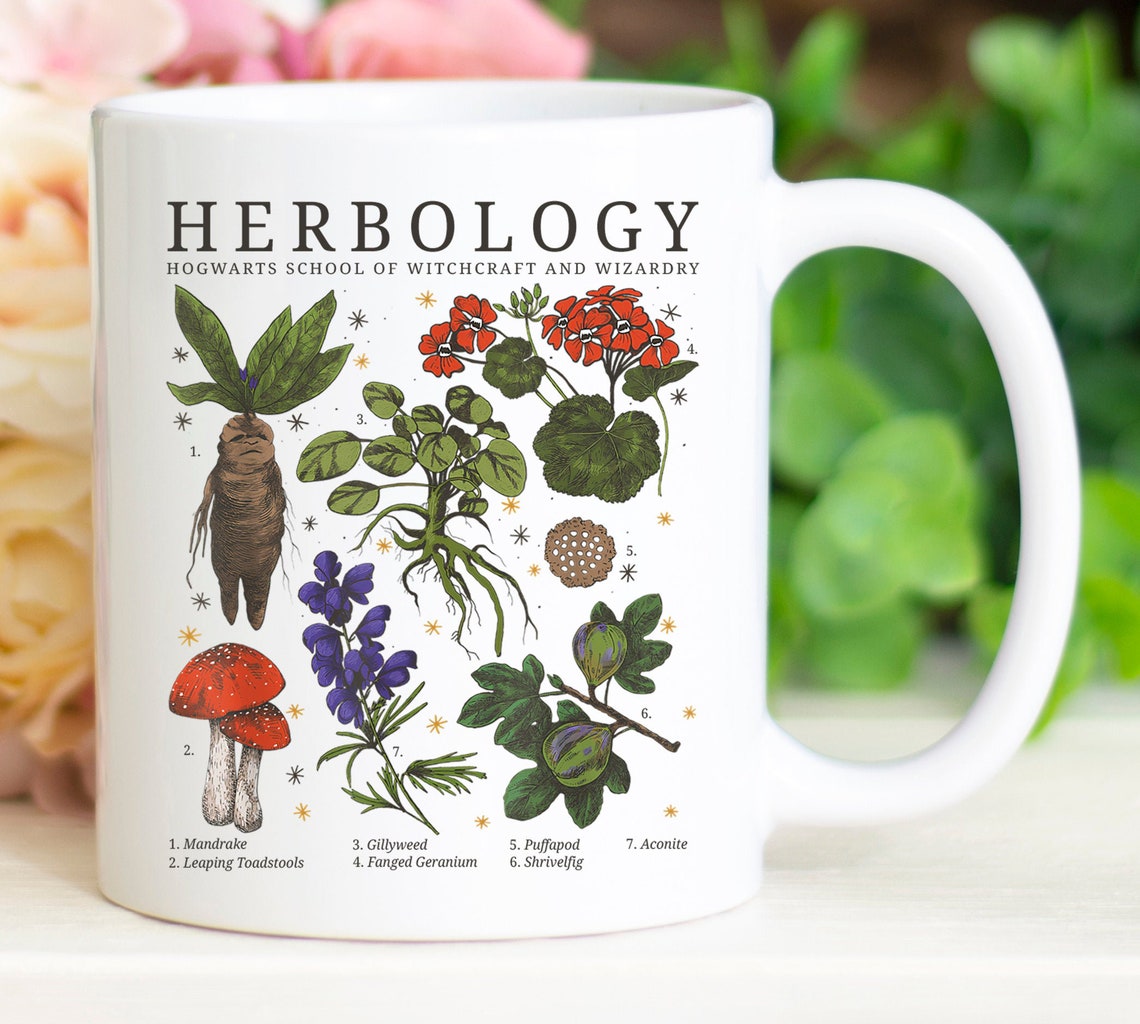 Harry Potter Herbology Mug Etsy