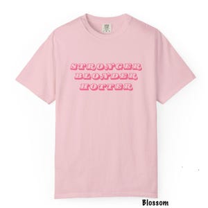 Stronger Blonder Hotter Womens Country Music T-Shirt |Megan M | Western graphic tee | Cowgirl Coquette | Cloud 9 Concert | 6 months later image 4