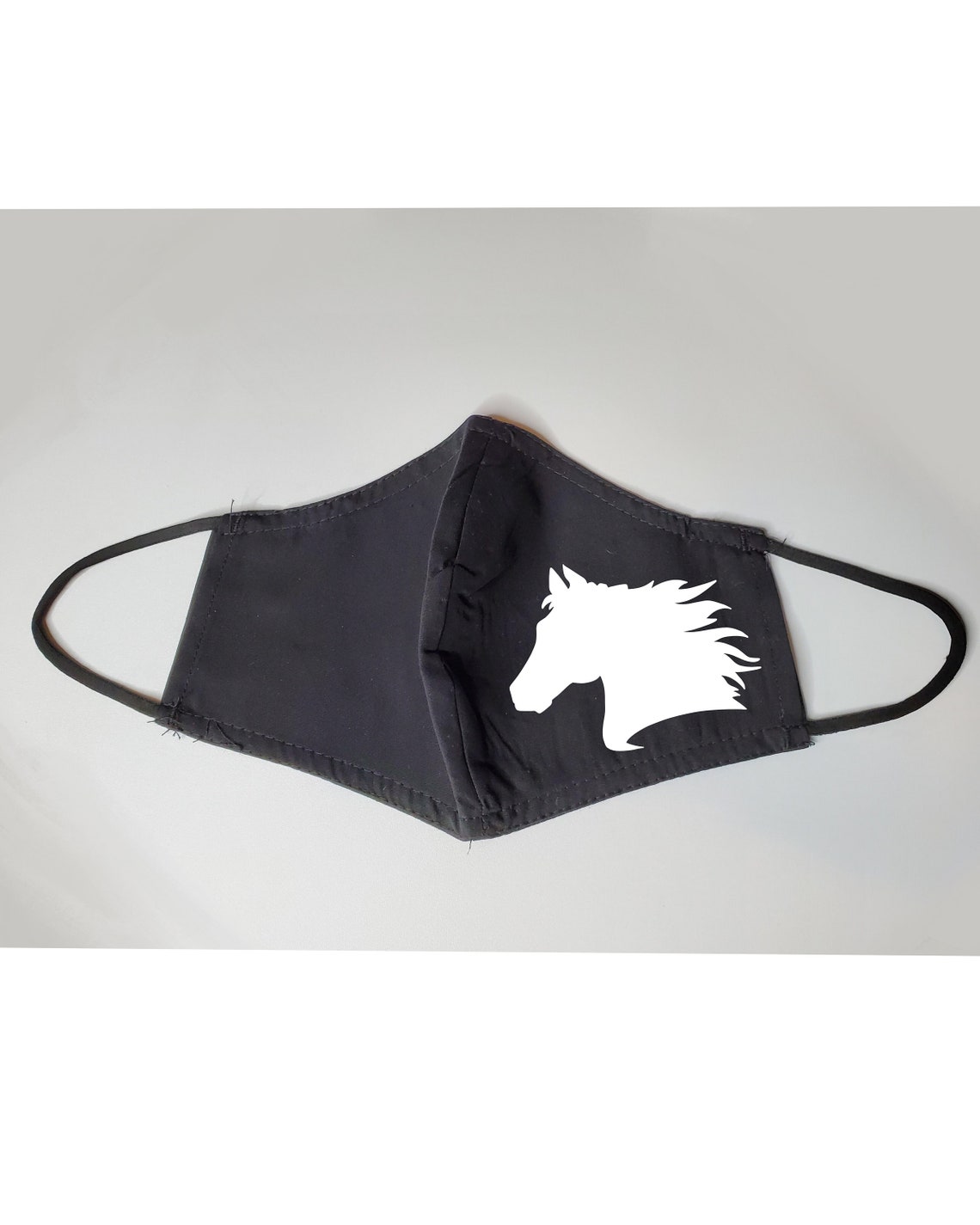 Horse Design Face Mask Etsy