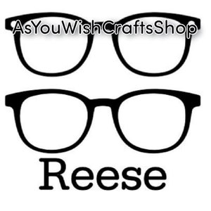 Reese, paire de lunettes compatible, lunettes, Topper, SVG, téléchargement numérique, lunettes Svg, monture de lunettes Svg, fichier de coupe pour cricut, silhouette