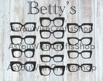 Pair Eyewear Topper, SVG, Digital Download, Eyeglasses Svg, Eyeglasses Frame Svg, Glasses, Cut File for Cricut, Silhouette, Magnetic glasses