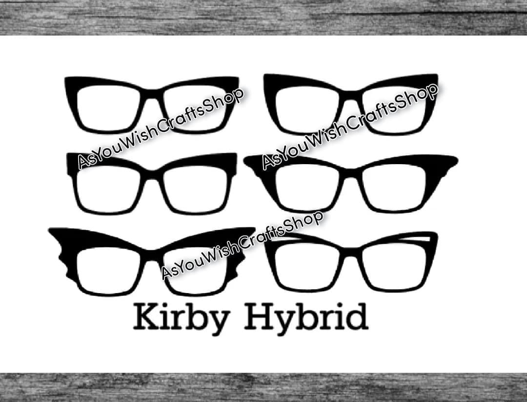 Kirby, Pair Eyewear Compatible, Hybrid, Eyewear, Topper, SVG, Digital
