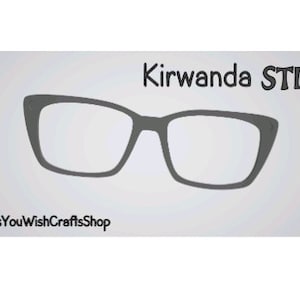 Kirwanda, compatibel met brillen, 3D-printerbestand, STL-bestand, STL digitale download, brillen, lenzenvloeistof STL, brillen, magnetische bril