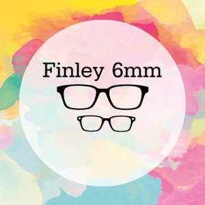 Finley, compatible paire de lunettes, trous pour aimants de 6 mm, décorations de bricolage, SVG, téléchargement numérique, lunettes Svg, lunettes Svg, fichier de coupe pour cricut