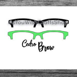 Cedro, Pair Eyewear compatible, brow, Hybrid, Ella, Topper, SVG, Digital Download, Eyeglasses Svg, Eyeglasses Frame Svg, Cut File for Cricut