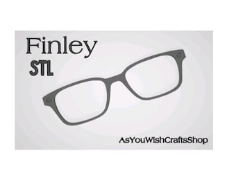 Finley, Pair Eyewear kompatybilny, plik drukarki 3D, plik Finley STL, STL Digital Download, Oprawki okularowe STL, Pair eyewear, Okulary magnetyczne