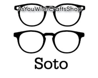 Soto, Pair Eyewear compatible, Eyewear, Topper, SVG, Digital Download, Eyeglasses Svg, Eyeglasses Frame Svg, Cut File For cricut, Silhoutte