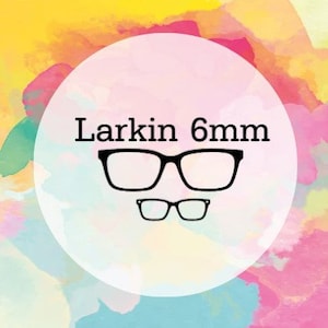 Larkin, Pair Eyewear compatible, 6mm magnet holes, DIY toppers, SVG, Digital Download, Eyeglasses Svg, Eyeglasses  Svg, Cut File For cricut