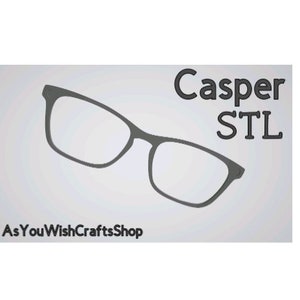 Casper, Pair Eyewear compatible, 3D printer file, Casper STL file, STL Digital Download, Eyeglasses, Eyeglass Frame STL, Magnetic glasses