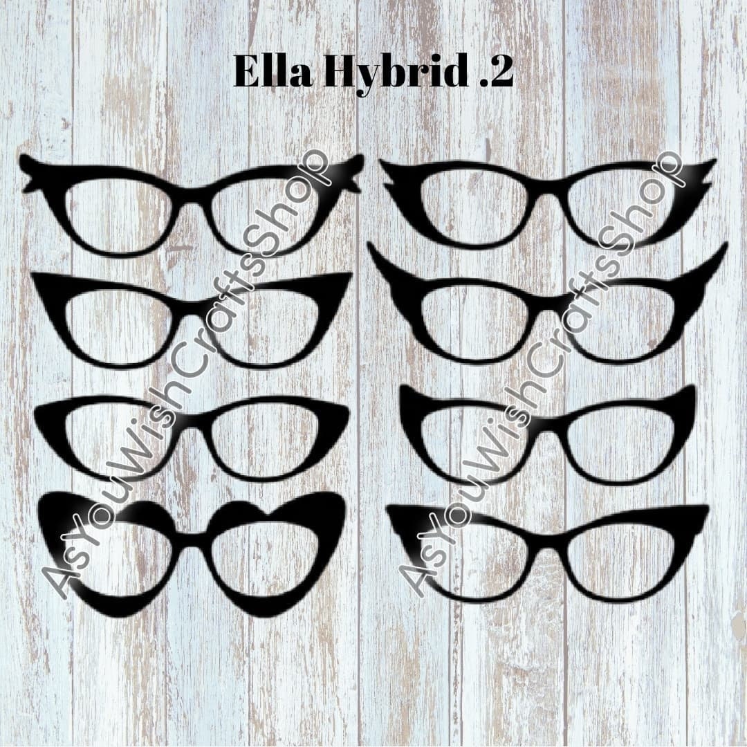 Reese, Par Eyewear Compatble, Brow, Hybrd, Ella, Topper, SVG