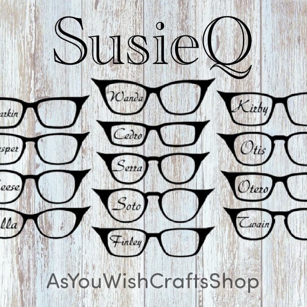 Pair Eyewear compatible, Susie Q, Topper, SVG, Digital Download, Eyeglasses Svg, Cut File for Cricut, Silhouette, Magnetic glasses,