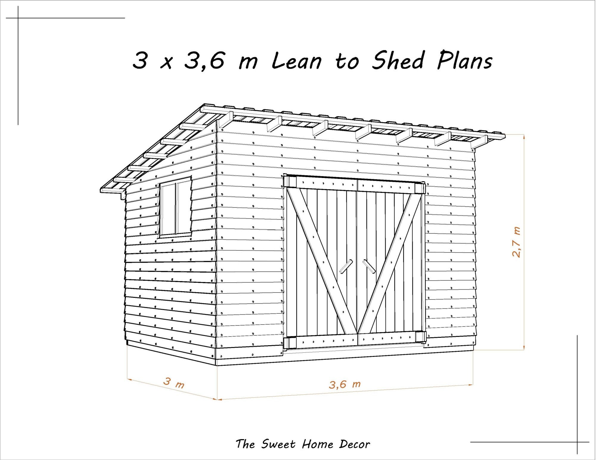 Diy 10x12 Lean to Shed Plans. Diy garden shed plans in pdf