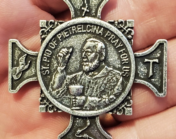 St. Padre Pio Cross Medal
