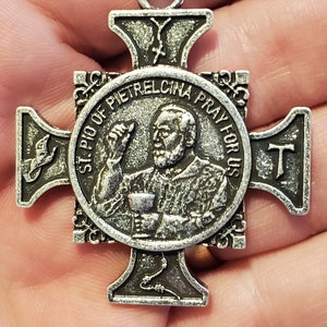 St. Padre Pio Cross Medal