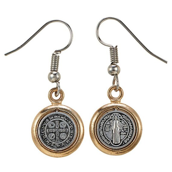 St. Benedict Medal Earrings