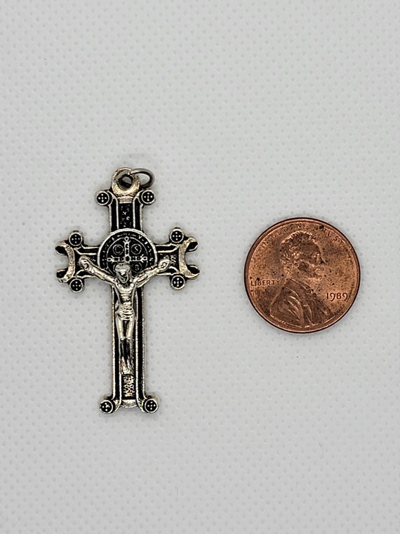 St Benedict Scroll Crucifix small