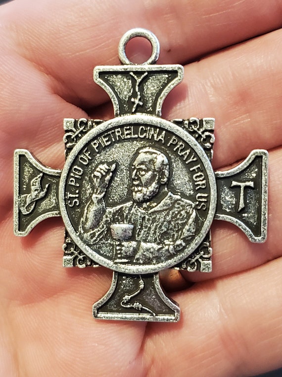 St. Padre Pio Cross Medal