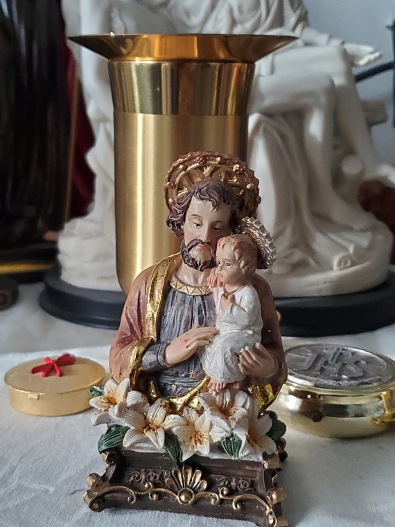 St. Joseph & Baby Jesus Statue