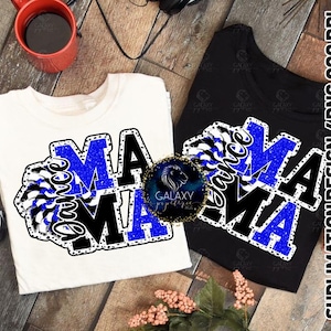 Dance Mama Sublimation Design, Dance Mom Sublimation, Black Glitter Royal Blue, Dalmatian Dots, Digital File, DTF