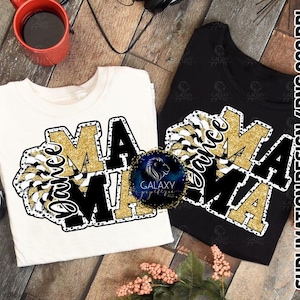 Dance Mama Sublimation Design, Dance Mom Sublimation, Black Glitter Gold, Dalmatian Dots, Digital File, DTF