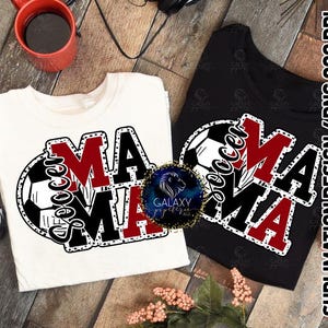 Conception de sublimation de maman de football, sublimation de maman de football, bordeaux noir, points dalmates, fichier numérique, DTF