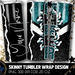 LV Teal and Grey PNG Tumbler Wrap – Glitter N Glitz Designs