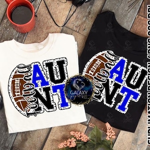Sublimatieontwerp voetbal tante, sublimatie voetbal tante, blauw zwart, Dalmatische stippen, digitaal bestand, DTF